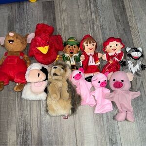 Puppet Sets and Mouse Stuffed Animal